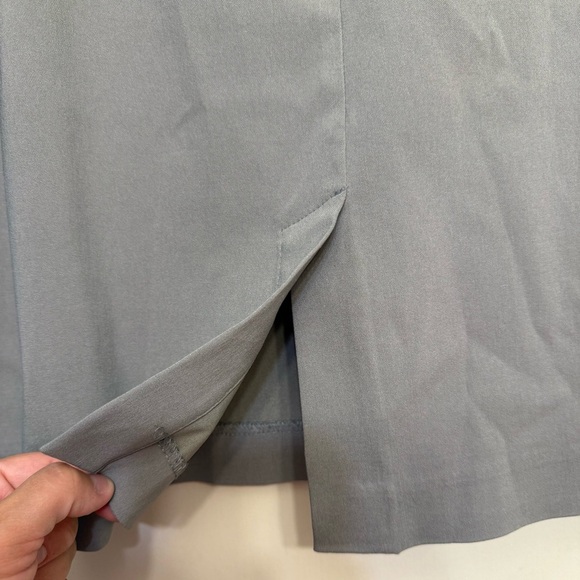 JM Collection Gray Midi Pencil Skirt - Picture 7 of 9